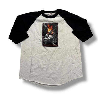 RARA Camisa de Béisbol Raglán 2003 Banda de Heavy Metal Perturbado De Colección Para Hombre’s XLarge Foto 1 de 4