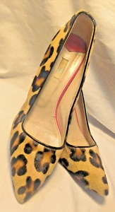 Boden AR581 Spain Animal Print pony hair closed pointed toe pump Sz. 41 - Picture 1 of 6