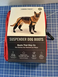 Canada Pooch Strapsstiefel Hund Winter Größe 2 im Karton rot/schwarz kleiner Hund - Bild 1 von 7