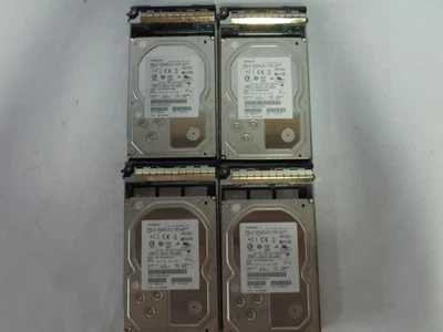 *Lot Of 4* Hitachi HUS723020ALS640 2TB SAS 7.2K 6Gbps 3.5" HDD w/Caddy (V2175) - Image 1 of 4