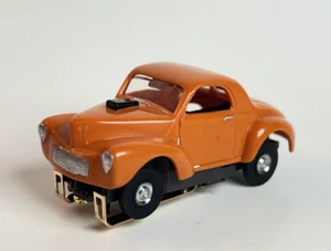Vintage 1960s Aurora Thunderjet Speedline Apricot Orange Willys HO Slot Car 1401 - Picture 1 of 13