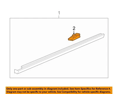 Оригинальный молдинговый зажим для внешней отделки GM 00-11 Aurora 25722671 - Изображение 1 из 2