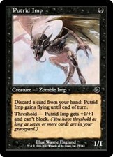 Putrid Imp x4 Torment MtG NM pack-fresh
