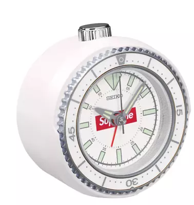 Supreme x SEIKO MAI ALARM CLOCK White 2025 NEW - Image 1 of 2