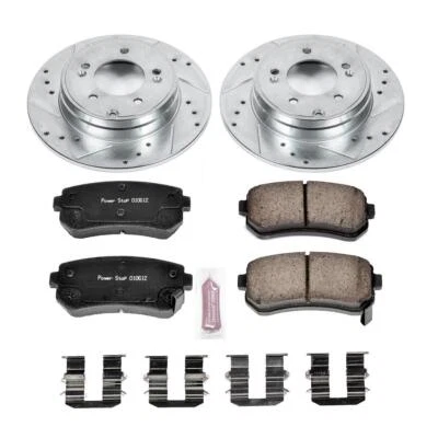 PowerStop Disc Brake Kit - Rear - Fits Hyundai Sonata 2015, Hyundai Tucson 2015- Foto 1 de 4
