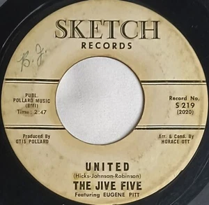 60s SOUL 45 HEAR The Jive Five UNITED - PROVE EVERY WORD YOU SAY 1964 Sketch VG- - Picture 1 of 4