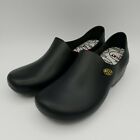 Sticky Pro Women's Non-Slip Waterproof Chef Work Clogs Shoes - Black - Size 6.5