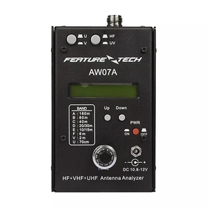 160M HF/VHF/UHF Impedance SWR Antenna Analyzer Meter Tester AW07A - Zdjęcie 1 z 14