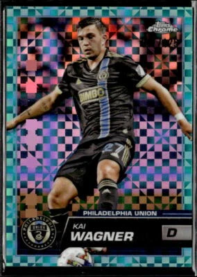 2023 Topps Chrome MLS #1 Jack McGlynn Aqua X-Fractor #/125 - Image 1 of 2