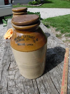 Vintage Walker Extract & Chemical Co. LTD. Stoneware  jug/crock, Bolton,  Lancs. - Picture 1 of 7