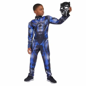 DISNEY Store MARVEL Comics BLACK PANTHER Light UP Costume Kids size 3 NWT - Picture 1 of 3