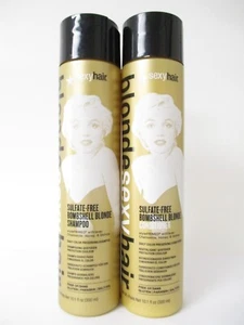 SEXY HAIR Blonde Sulfate Free Bombshell Blonde Shampoo & Conditioner Set 10.1 oz - Picture 1 of 2