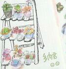1 cute kawaii korean japan succulent cactus stickers sheet journal plant diary