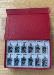 2008 Beijing Olympics 12 Keychains Set In Original Box - Picture 1 of 12