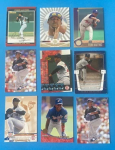9 Karten Pedro Martinez Baseball Lot Red Sox Expos Mets (S724) - Bild 1 von 2