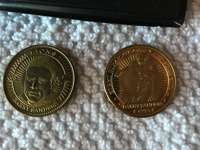 巴里·桑德斯 1997 年 Pinnacle 完好收藏硬币 #08 底特律狮子会名人堂 MVP — 第 1/4 张图片