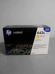 HP Q5952A 643A Cartuccia Toner Giallo, Colore Standard LaserJet 4700 Sigillato - Foto 1 di 4
