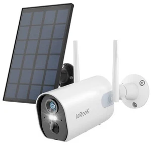 2K Camara de Vigilancia WiFi Exterior con Batería Recargable y Panel Solar - Imagen 1 de 15