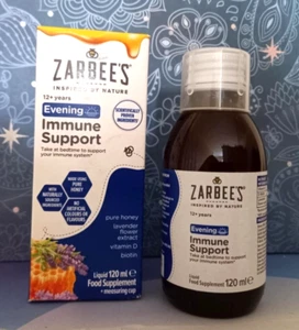 ZARBEE'S 12+ YEARS EVENING IMMUNE SUPPORT HONEY LAVENDER VIT D BIOTIN LIQUID 120 - Picture 1 of 2