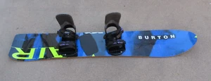 Vintage 1991 Burton Air 5 Square Tail 149 cm Snowboard w/ Air Freestyle Binding - Picture 1 of 12