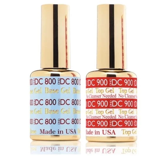 DND DC Duo Top Coat Sin Limpieza 900 y Base Coat 800 Remojo Gel Polsh 2024 Foto 1 de 1