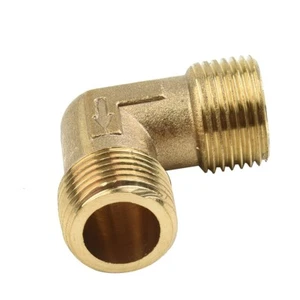 Practical Elbow Coupler Pipe Joint Accessory Air Compressor Assembly Brass - Picture 1 of 12