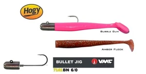 2 unidades Eisele Hogy Paddle 7" 18cm BG/AF + 1 VMC 7161BN Bullet 100g - Imagen 1 de 1