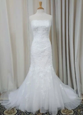 Justin Alexander Sincerity Brida Mermaid Gown Style 3776 - Ivory-Sz 10 - Image 1 of 4