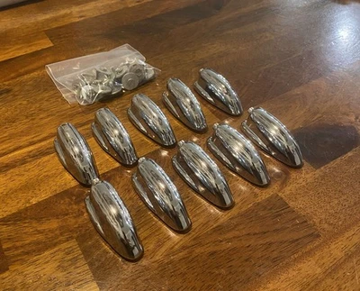 (10-Lot) Nice! Vintage Slingerland Large Sound-King Bass Drum Lugs - Image 1 of 4