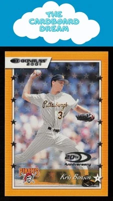 Kris Benson 2001 Donruss #73 Pittsburgh Pirates - Image 1 of 2
