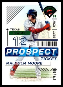 Boleto Malcolm Moore Prospect Edition 2024 Panini Prospect/199 #40 Texas - Imagen 1 de 2