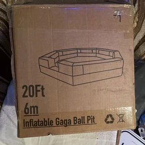 Warsun 20ft Inflatable Gaga Ball Pit  for Indoor Outdoor School Family No Blower - Picture 1 of 12