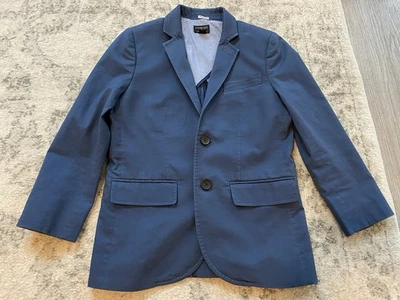 Traje Chaqueta Thompson Talla 8 Azul Marino Botones Blazer Formal Corte Crew Niños Foto 1 de 4