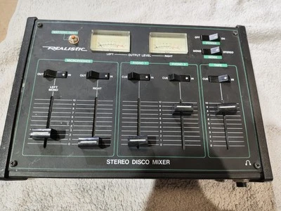 Realistic Stereo Audio Video Mixer  - Disco Audio mixer model  32-1101A - Image 1 of 4