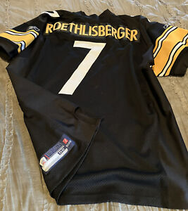 BEN ROTHLISBERGER Pittsburgh STEELERS Replica REEBOK Sewn Size 52 Jersey NFL