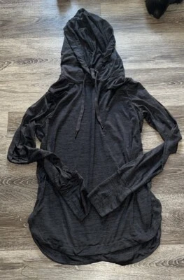 Sudadera con capucha Gaiam Movement para mujer talla pequeña gris jaspeado manga larga Foto 1 de 4