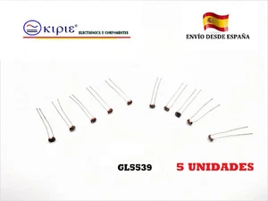 5 UNIDADES LDR GL5539,90K, ARDUINO, ELECTRÓNICA EN GENERAL - Imagen 1 de 1