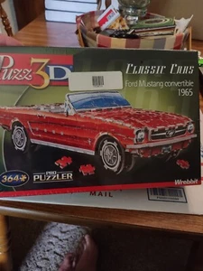 Wrebbit 3D Puzzle Foam - Classic Cars 1965 Mustang Convertible NEW SEALD HITROD - Picture 1 of 11