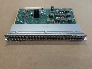 Cisco WS-X4748-RJ45V+E Catalyst 4500E 48-Port PoE+ Switch Module - Afbeelding 1 van 3