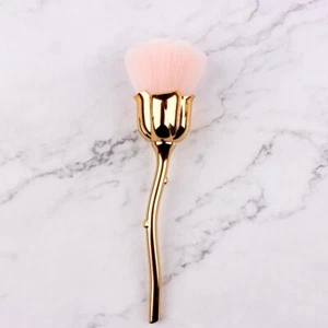 Rose Nail Art Dust Brush Blush Powder Brushes Nail Accessories Manicure Tool - Picture 1 of 8