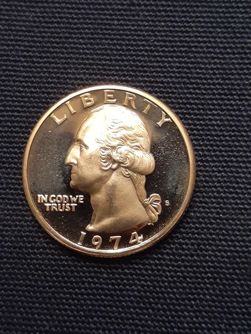 1974 S  PROOF WASHINGTON QUARTER Cover