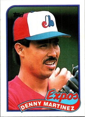 1989 Topps - #313 Dennis Martinez - Image 1 of 2