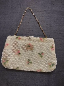 1953 LUMURED Beaded Handbag Purse Made in the USA RARE VINTAGE FIND - Picture 1 of 12