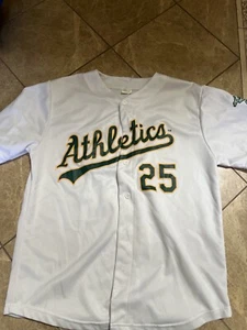 Oakland Athletics A's Mark McGwire Jersey 1989 World Series Battle Of The Bay XL - Picture 1 of 4