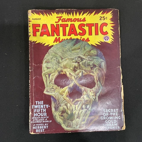 Famous Fantastic Mysteries Aug Pulp Magazine Holy Grail Rare Key Cover