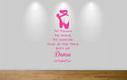 Ballet Wall Sticker Quote To Touch To Move Decal Dance Wall Art