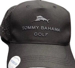 Tommy Bahama Golf Trucker Hat Black NEW - Picture 1 of 5