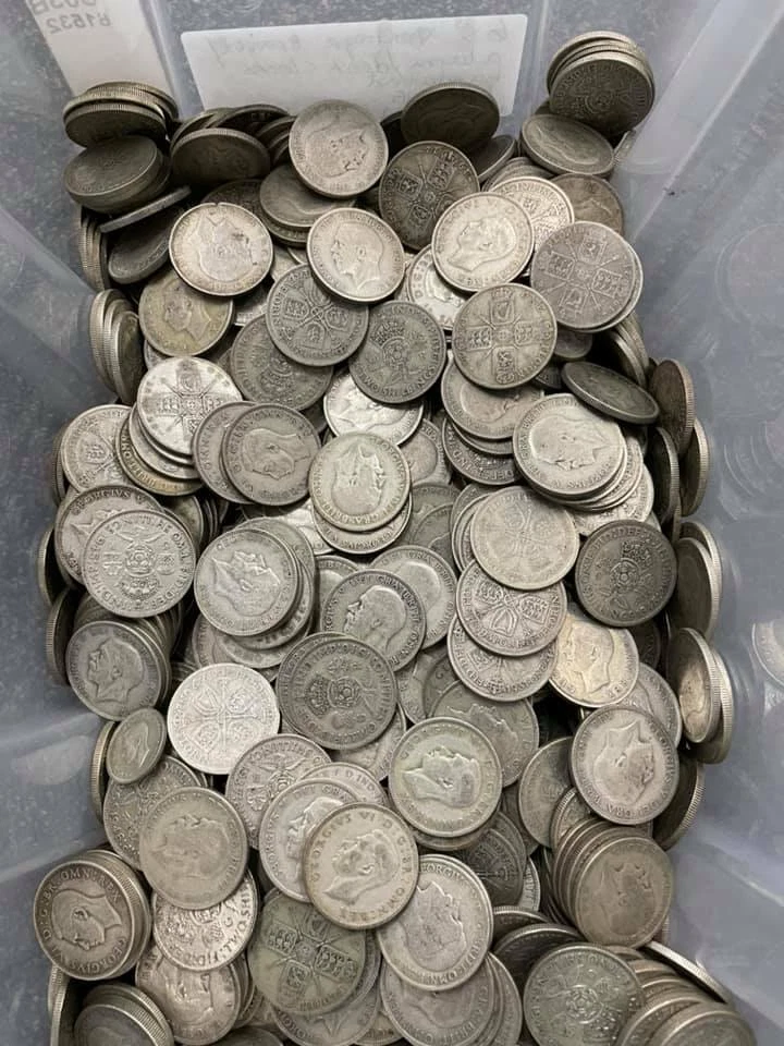 Silver Coins Pre47 Silver coins - Bulk job lots of silver coins - Image 1 of 1