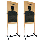 Adjustable Target Stand for Paper Silhouette Shooting Targets H Shape -2 Pack