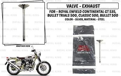 Royal Enfield pour Continental "GT 535, Bullet Trials 500, Valve Exhaust" - Photo 1/4